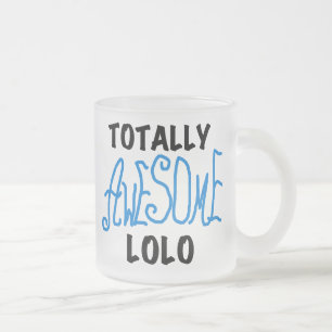 Taza De Cristal Esmerilado Camisetas y regalos de Lolo totalmente alucinantes
