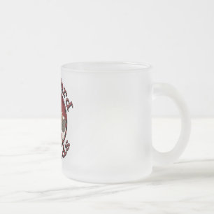 Taza De Cristal Esmerilado Camisetas y regalos de los amigos del corral