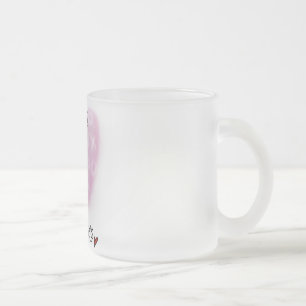 Taza De Cristal Esmerilado Camisetas y regalos de los ángeles de las