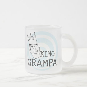 Taza De Cristal Esmerilado Camisetas y regalos King Grampa