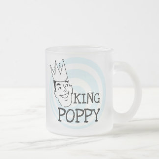 Taza De Cristal Esmerilado Camisetas y regalos King Poppy