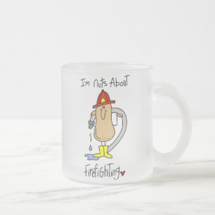 Taza De Cristal Esmerilado Camisetas y regalos locos por la lucha contra ince