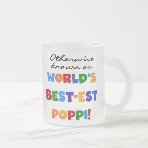 Taza De Cristal Esmerilado Camisetas y regalos más conocidos de Poppi