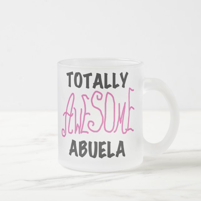 Taza De Cristal Esmerilado Camisetas y regalos rosados totalmente (Derecha)