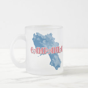 Taza De Cristal Esmerilado Campania