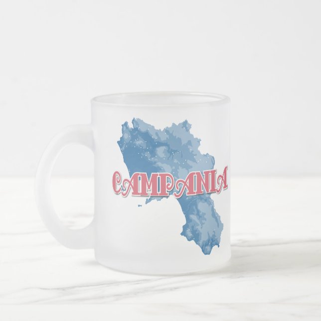 Taza De Cristal Esmerilado Campania (Izquierda)