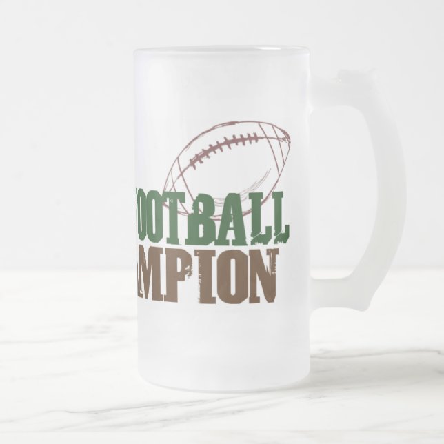 Taza De Cristal Esmerilado Campeón 2008 del fútbol de la fantasía (Derecha)