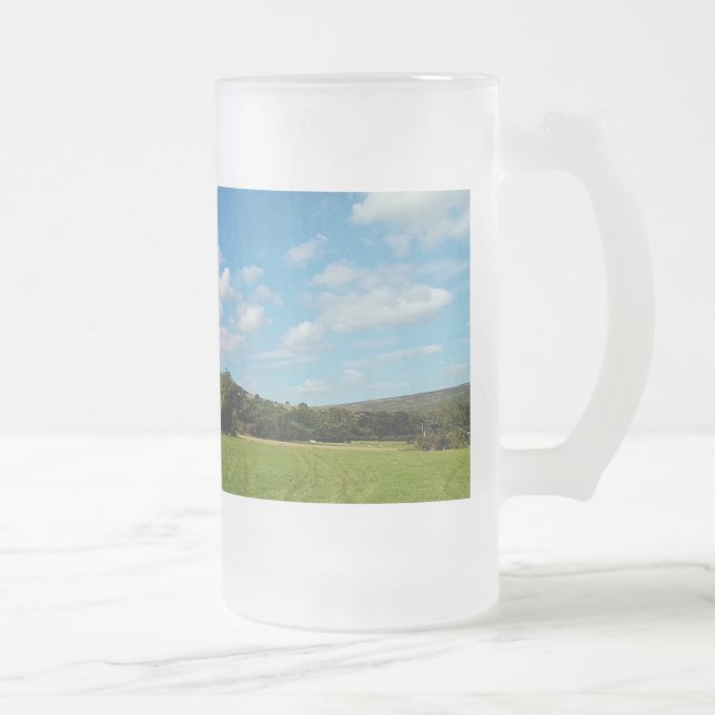 Taza De Cristal Esmerilado Campo de pico (Derecha)