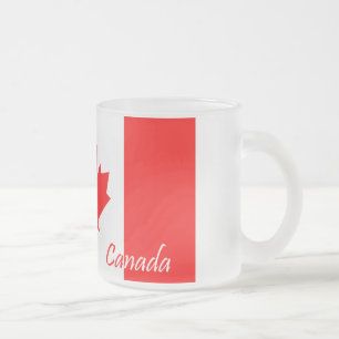 Taza De Cristal Esmerilado Canadá