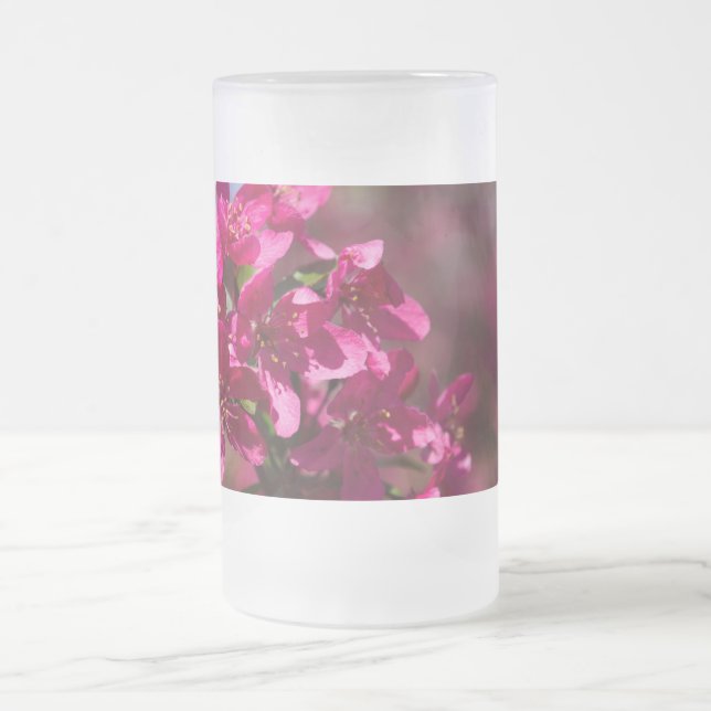 Taza De Cristal Esmerilado Cangrejo Manzana Sombra Cerveza de vidrio escarcha (Centro)