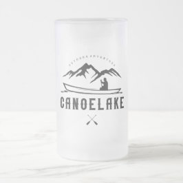 Taza De Cristal Esmerilado Canoa