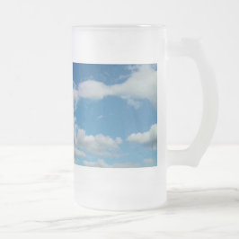 Taza De Cristal Esmerilado Capas de nubes