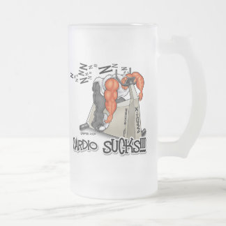 TAZA DE CRISTAL ESMERILADO CARDIIO CHUPA