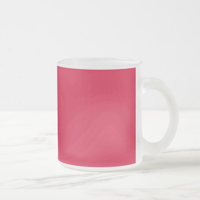Taza De Cristal Esmerilado Carmesí (Derecha)