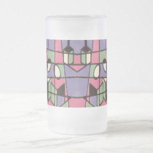 Taza De Cristal Esmerilado Caroleros