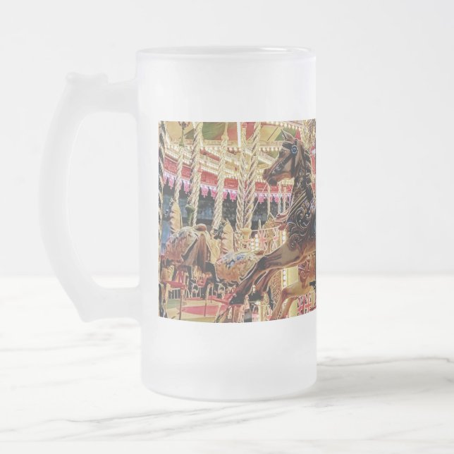 Taza De Cristal Esmerilado Carrusal (Izquierda)