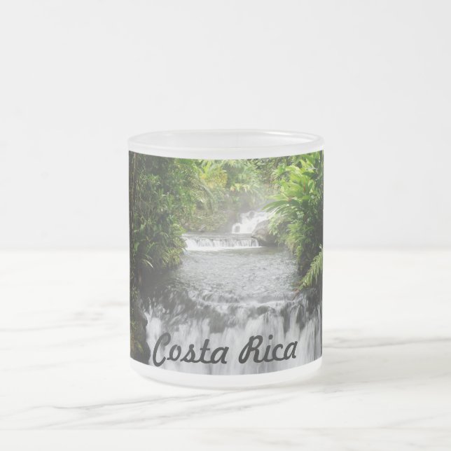 Taza De Cristal Esmerilado Cascada (Centro)