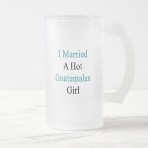 Taza De Cristal Esmerilado Casé a un chica guatemalteco caliente