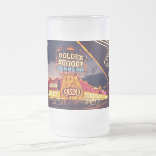 Taza De Cristal Esmerilado Casinos de Las Vegas (Centro)