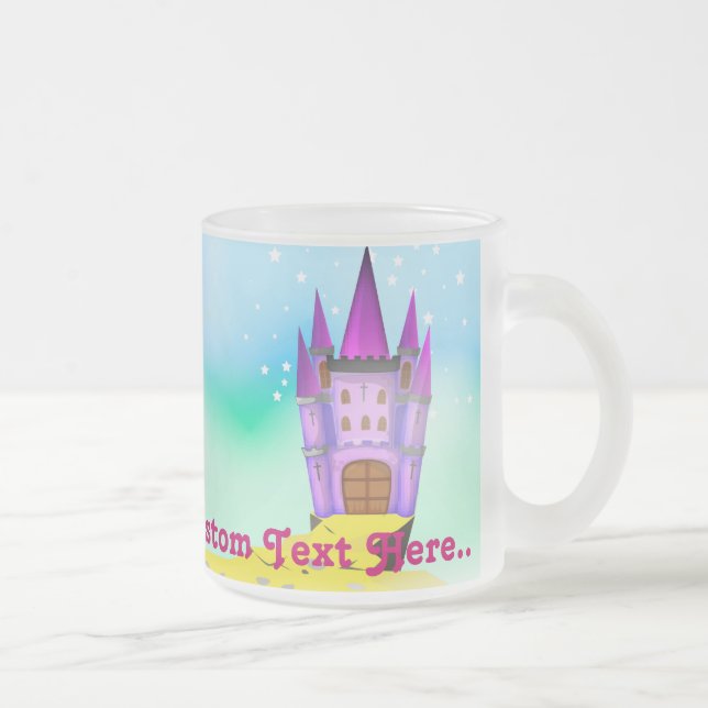 Taza De Cristal Esmerilado Castillo de Cuentos de Hadas (Derecha)