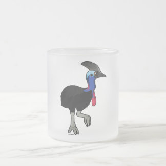 Taza De Cristal Esmerilado Casuario meridional