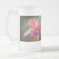 Cattleya Orchid y tres Hummingbirds Heade