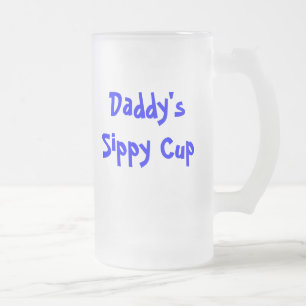 Taza De Cristal Esmerilado Caza de perrito de papá