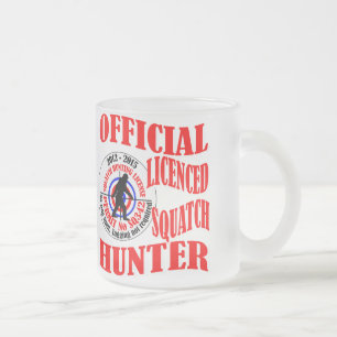 Taza De Cristal Esmerilado Cazador oficial de escotillas