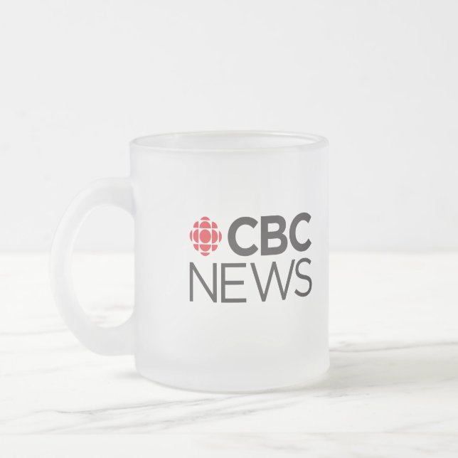 Taza De Cristal Esmerilado CBC News (Izquierda)