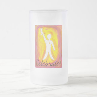 Taza De Cristal Esmerilado ¡Celebre!