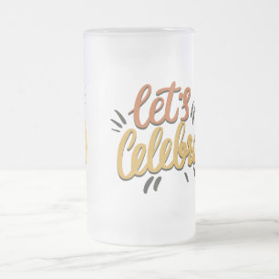 Taza De Cristal Esmerilado Celebremos la rana