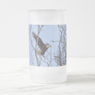 Taza De Cristal Esmerilado Cena de pescado Entrega de paño ranurado
