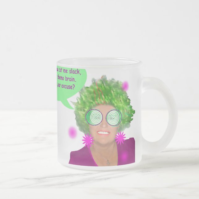 Taza De Cristal Esmerilado cerebro del chemo (Derecha)