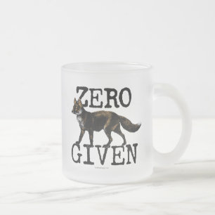 Taza De Cristal Esmerilado Cero (Fox) dado
