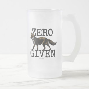 Taza De Cristal Esmerilado Cero (Fox) dado