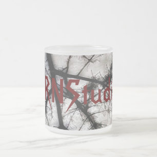 Taza De Cristal Esmerilado Cerrando