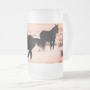 Taza De Cristal Esmerilado Cervantes de 16 oz de pulpa de vidrio escarpado co