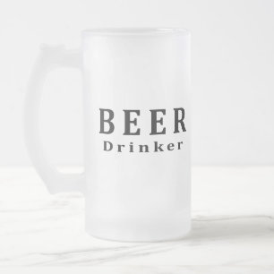 Taza De Cristal Esmerilado Cerveza, beer beer