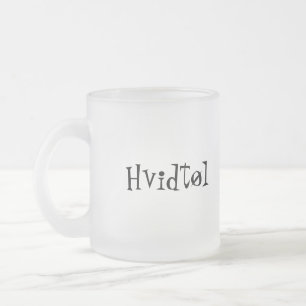 Taza De Cristal Esmerilado Cerveza blanca