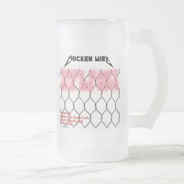 Taza De Cristal Esmerilado Cerveza congelada de pollo (Derecha)