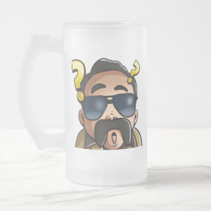 Taza De Cristal Esmerilado Cerveza de algodón Frosty