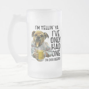 Taza De Cristal Esmerilado Cerveza de cerdo congelada