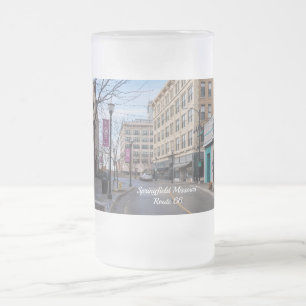Taza De Cristal Esmerilado Cerveza de vidrio Rana del centro de Springfield