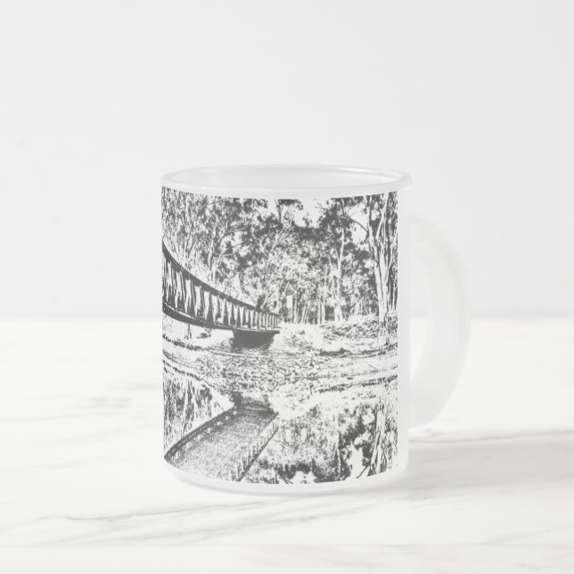 Taza De Cristal Esmerilado Cerveza escarcha 296 ml (Anverso derecho)