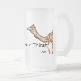 Taza De Cristal Esmerilado Cerveza escarcha Mug : Quench Your sed