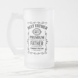 Taza De Cristal Esmerilado Cerveza escarcha personalizada