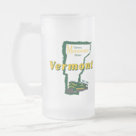 Taza De Cristal Esmerilado Cerveza escarcha Vermont