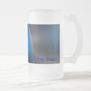 Taza De Cristal Esmerilado Cerveza Stein de la cerveza de la bebida