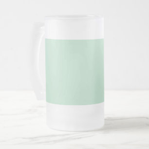 Taza De Cristal Esmerilado Cerveza verde de la menta escarcha