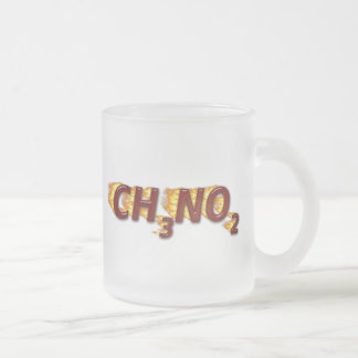 Taza De Cristal Esmerilado CH3NO2 - Nitro